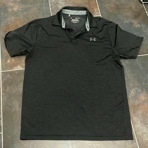 Black Under Armour Polo Size M